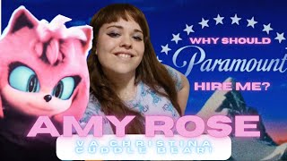 Sonic 4 Amy Rose Voice Acting By Christina Cuddle Bear