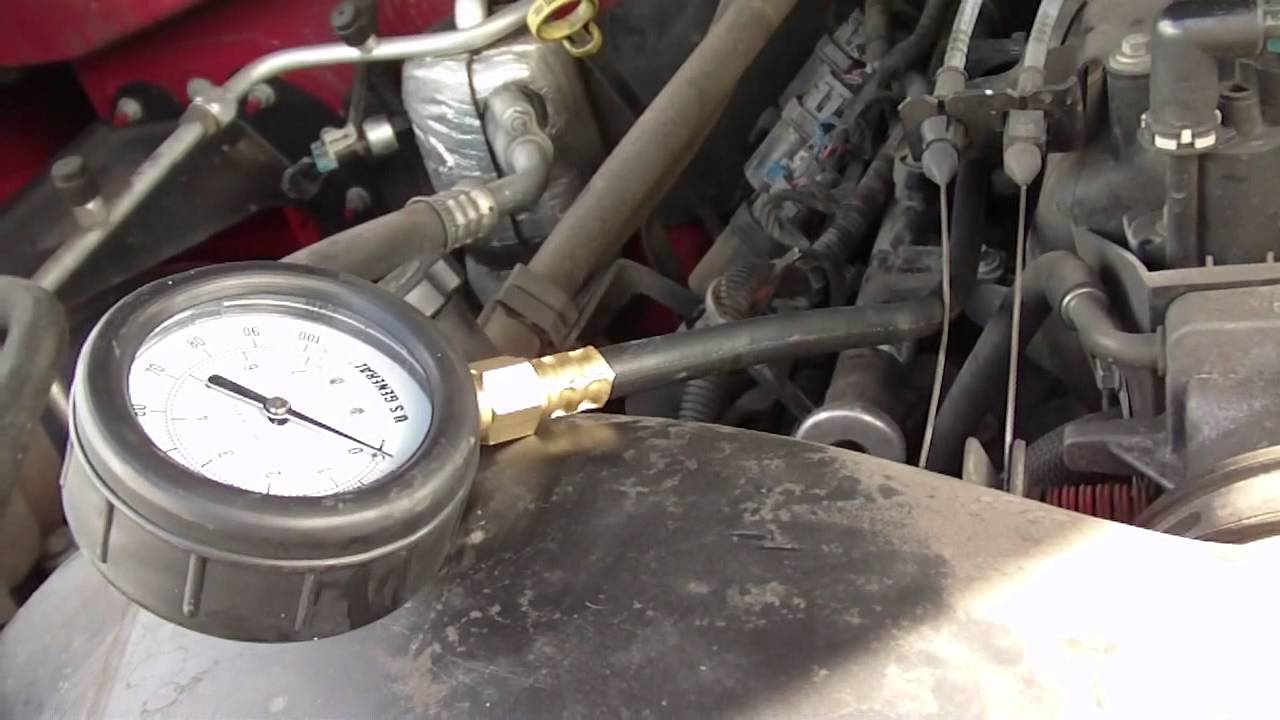 2001 Chevrolet Silverado 5.3L Fuel Pressure Test - YouTube saab 9 3 wiring harness 