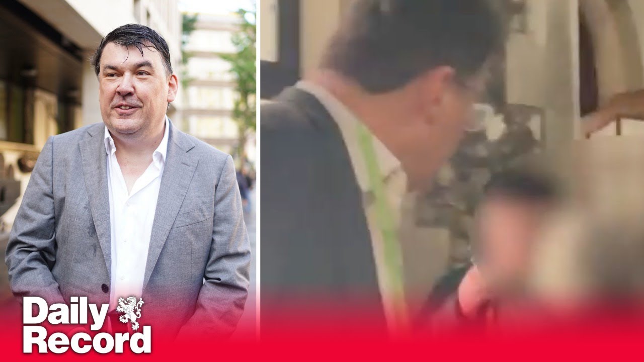 WATCH: Father Ted creator Linehan ‘whacked’ phone out of trans activist’s hand