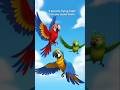 Flying Parrot Counting Adventure #cartoon #kids #shorts