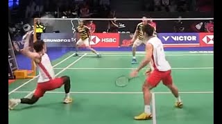 A crazy realism that won't get tired of watching badminton men's doubles 100 times