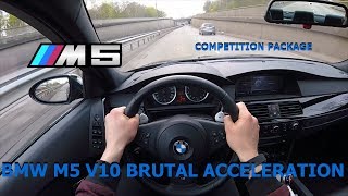 2005 BMW M5 V10 | 507 PS | BRUTAL ACCELERATION & REVVING | POV