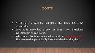 unit 3 contention based protocols and scedule based protocols in  WSN