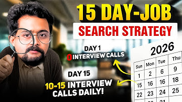Job Search Strategy 2026 | How to Get an Interview Call in 15 Days