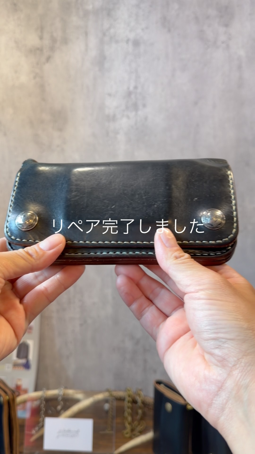Trucker Wallet-08】#shorts #トラッカーウォレット #レザークラフト
