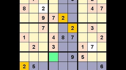 How to Solve Washington Times Sudoku Difficult January 3, 2022