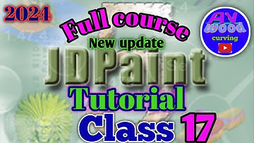 Jd paint 5.21 tutorial bangla | Jd paint 5.21 v carving toolpath | for cnc router machine |