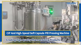 CIP And High Speed Soft Capsule Pill Pressing Machine | Creating High Quality Pharmaceutical Product screenshot 2