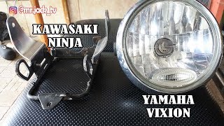 bukan TUTORIAL PASANG LAMPU BULAT DAN SETANG YAMAHA VIXION