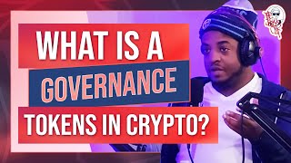 What is a governance tokens in crypto?