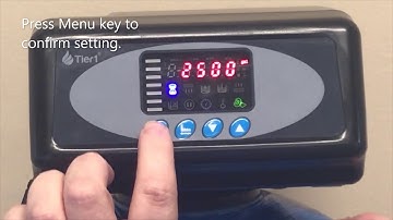 How to Program a Tier1 165-150 48,000 Grain Water Softener Valve