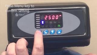 How to Program a Tier1 165-150 48,000 Grain Water Softener Valve