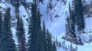 The Tisdale (Tizzy) Chute - First Ascent - Revelstoke Bc - Bottom View