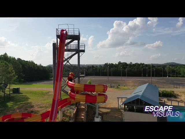 Freefall Waterslide Alabama Splash Adventure - YouTube