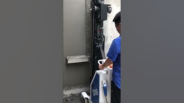 the plastering process on walls uses sophisticated tools