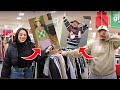 PICKING EACH OTHER&#39;S OUTFITS WITHOUT LOOKING! **WE WENT IN PUBLIC**