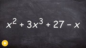 How to write a polynomial in standard form