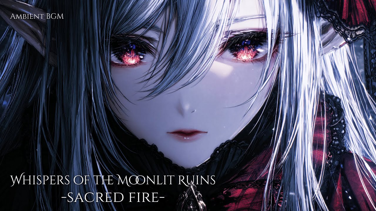 WHISPERS OF THE MOONLIT RUINS | Sacred Flame Piano & Strings (2 Hours)