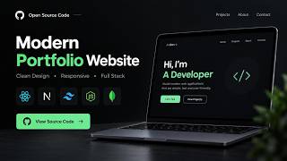 Full Developer Portfolio That Actually Gets You Hired (Free Source Code) Guide