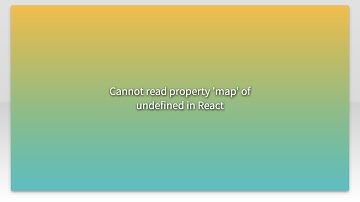 Cannot read property 