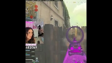 Nadia CHEATING in Warzone #gaming #cheat #nadia #warzone #girl #shorts #live #streamer #hacker #noob