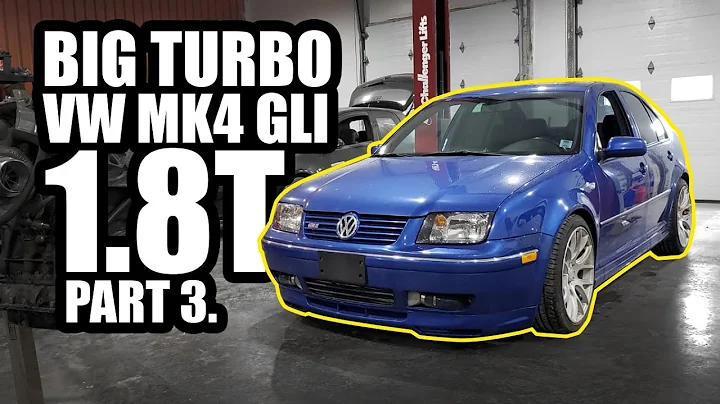 1.8T Big Turbo MK4 GLI hits the dyno. PT3