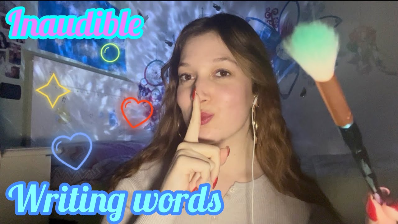 ASMR / 🪭 GUESS INAUDIBLE AND WRITING WORDS / Indovina la parola sottovoce… 🩵🦋🐬 3 SFIDE PER TE!🥉