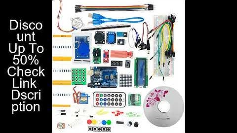 Starter Kit for Arduino Uno R3 - Uno R3 Breadboard and holder Step Motor / Servo /1602 LCD / jumper