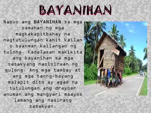 pilipino kultura kulturang sinaunang mga pilipinas halimbawa tagalog ibang ating pamayanan klase