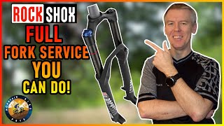 Rockshox Lyrik // Full Fork Service that YOU can do and SAVE money!!