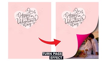 Photoshop TIps and Tricks   Make Turn Page Effect   Photoshop for beginners