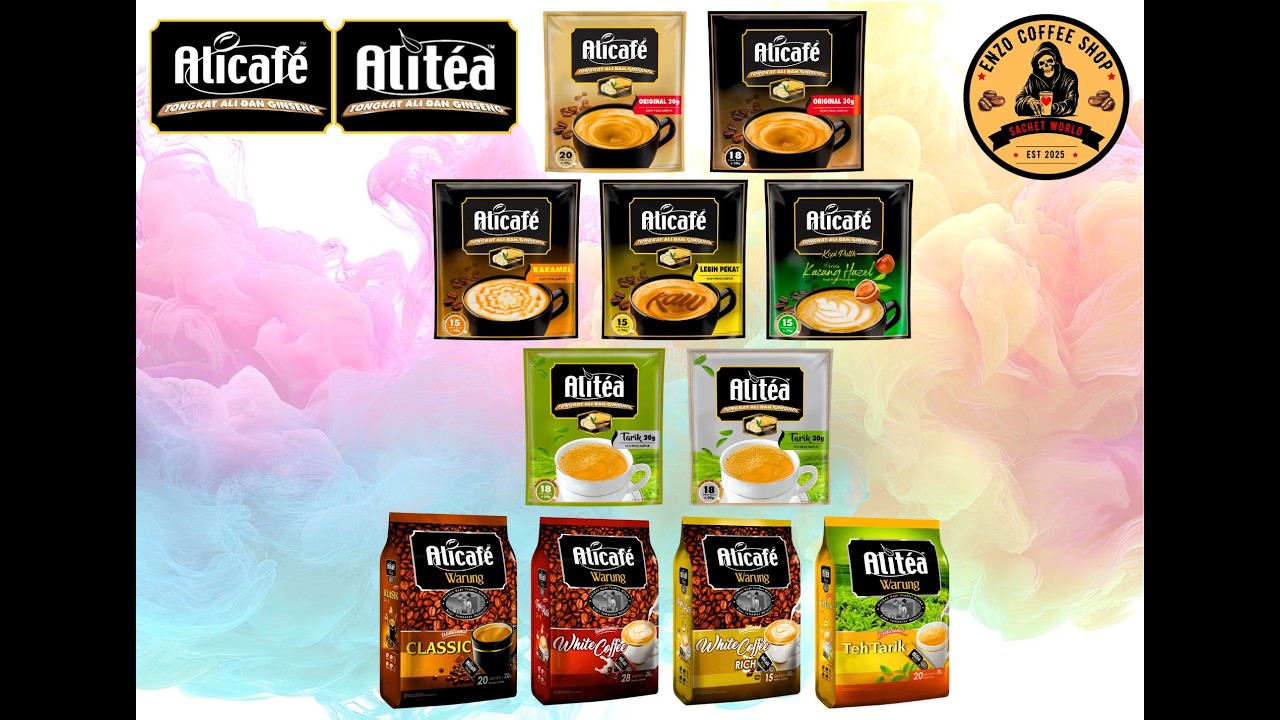Alicafe & Alitea 💘 Tongkat Ali & Ginseng, Warung – Instant Premix Drink ...