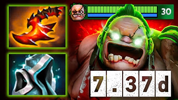 Insane Slow Burn Raid Boss Pudge 21Kills Overwhelming Blink + Shroud Unkillable Dota 2