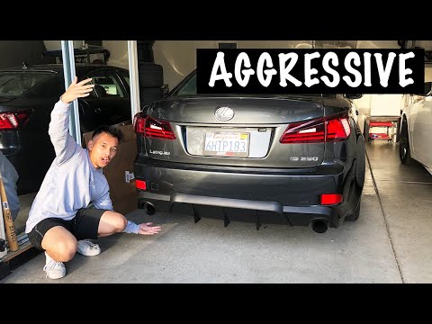 Wald Style Diffuser Install! | Lexus IS250