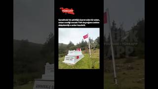 Şehi̇tli̇kte Selam Verdi̇… Bayrak O An Dalgalandi🇹🇷 İzlerken Tüylerinizi Diken Diken Edecek Görüntüler