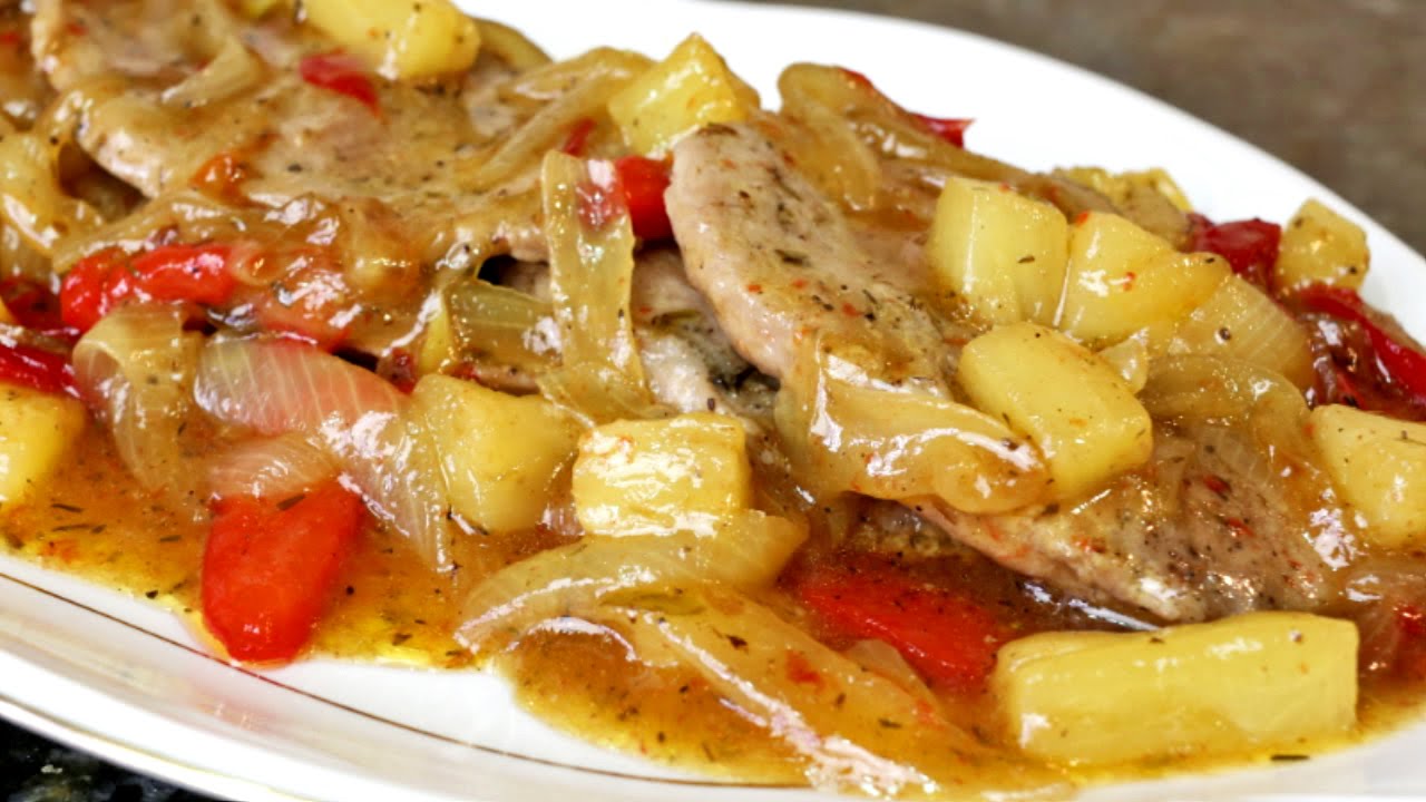 Filete de cerdo al horno