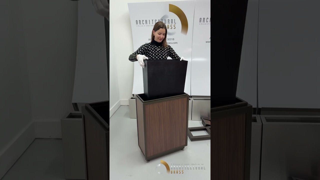 1904 Ash/Trash Receptacle – Bentley Custom Series for high traffic public areas