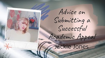 Advice on submitting an Academic Appeal