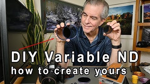 DIY Variable ND Filter!   🛠️ Using Just 2 Polarizers