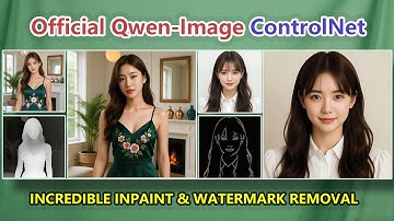 Official Qwen-Image ControlNet for ComfyUI | Incredible Inpaint & Easy Watermark Removal