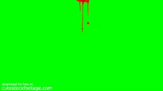 blood splatter 32 - HD chroma key footage