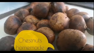 Cara Masak Buah Berangan(Chestnut) di Rumah (