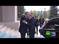 لحظة وصول الرئيس  بوتين إلى أنقرة ولقائه أردوغان