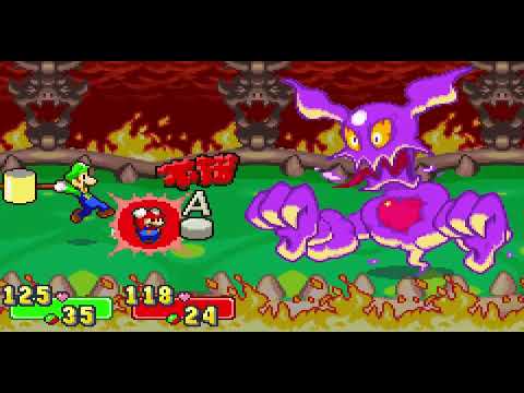 瑪利歐&路易吉RPG(GBA) - 展示各項組合攻擊技能 加進化攻擊招式