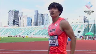 【アジア選手権2023】100m予選・全6組