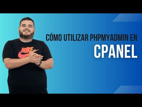 Video de Youtube sobre: Utilizar phpMyAdmin en cPanel