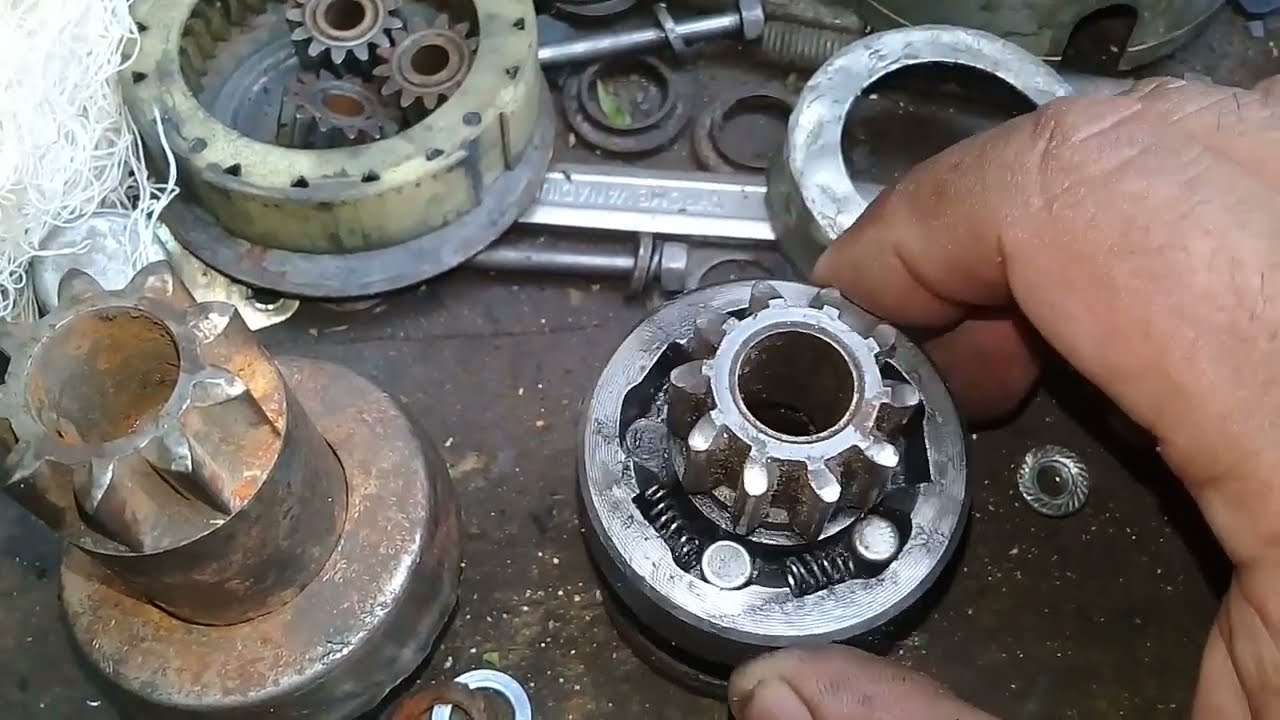 como reparar el bendix de un arranque