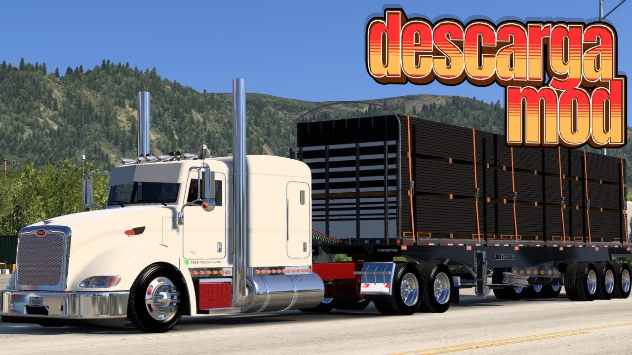 DESCARGA PETERBILT 386 CUSTOM BIEN MEXA PARA EL AMERICAN TRUCK SIMULATOR MOVIENDO 100 TON ATS 1.57