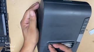 Step-by-step manual of thermal print head replacement for Epson TM-T88V