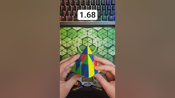 Pyraminx Solve of the Day 8/26 - 1.68 #pyraminx #rubikscube #cubing #speedcubing #puzzle #shorts